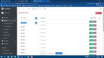Hướng dẫn xây dựng chức năng quản lý Menu trong ASP NET MVC Phần 1