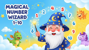 Magical Number Wizard 1–10 | Fun Counting Song for Kids | Buzzy Tune’s Time