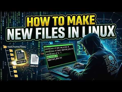 How to create new files in Linux | Use Headphones for best experiece.