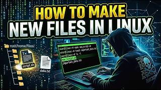 How to create new files in Linux | Use Headphones for best experiece.