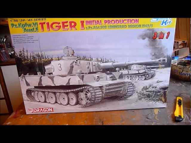 Dragon Tiger I Initial Production in 1/35 scale Part I - YouTube