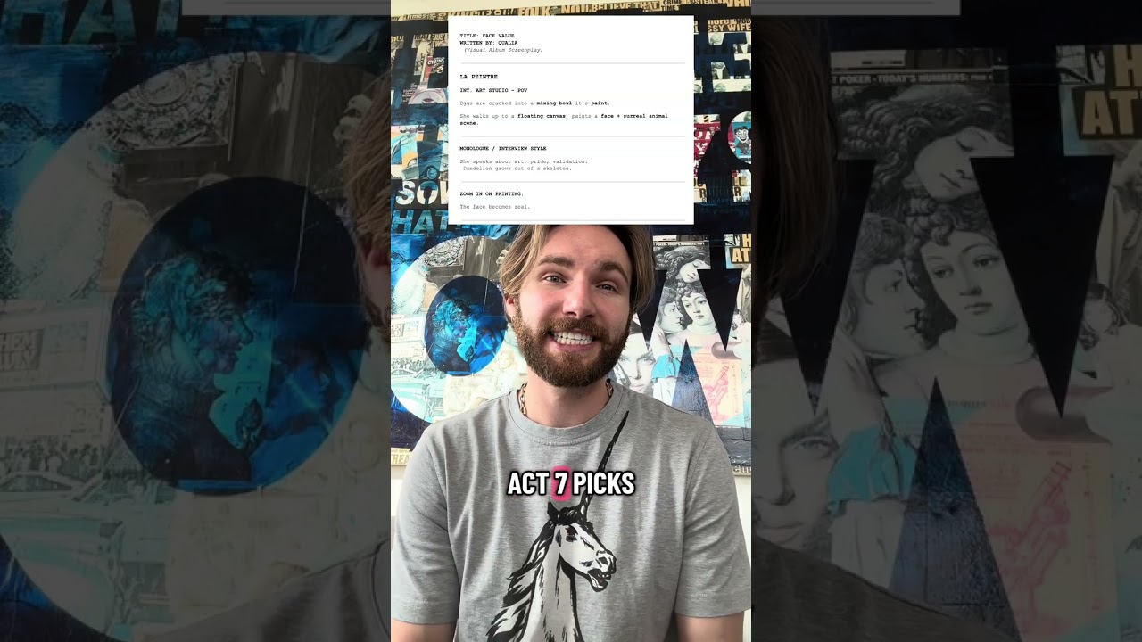 Script update! Here’s where I’m at with Act VII, La Peintre 