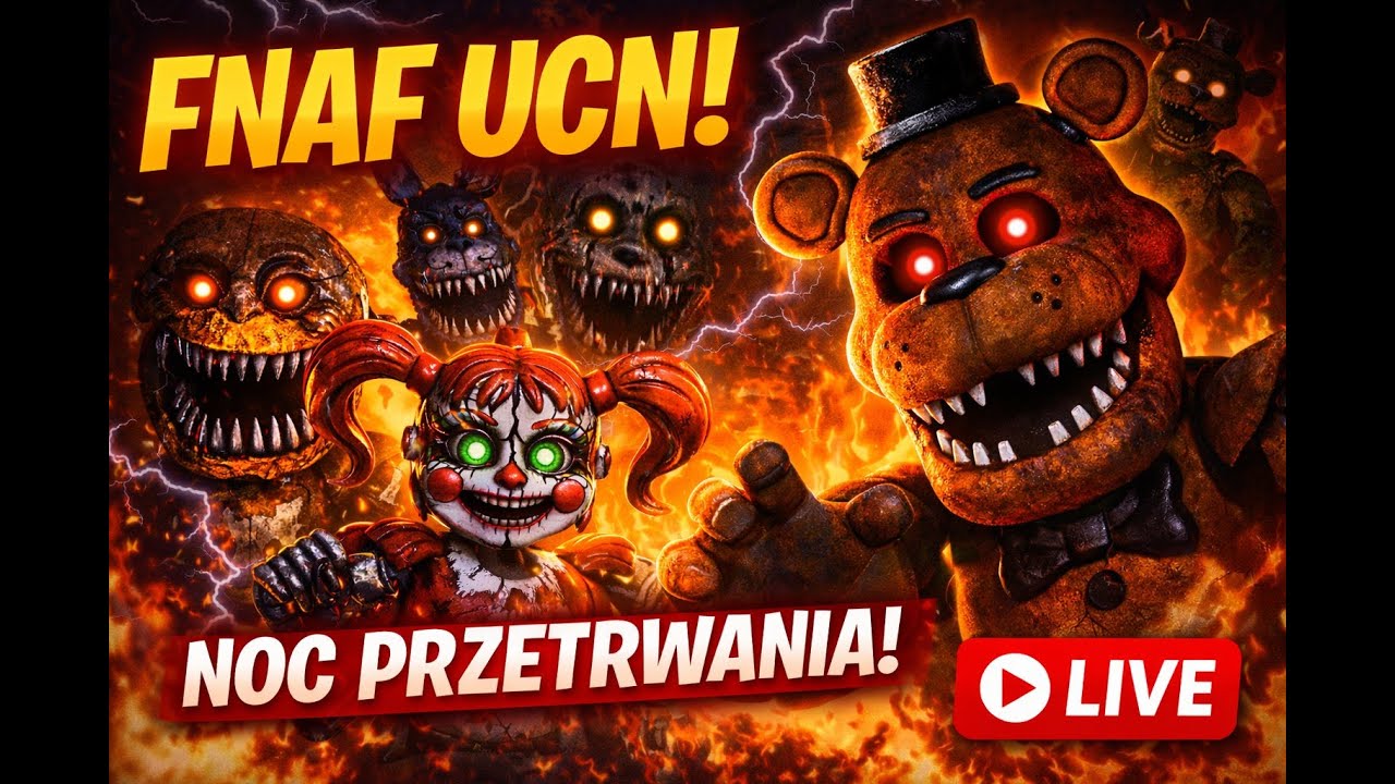 🎮 FNAF UCN – Walka o przetrwanie! Noc pełna animatroników 👻