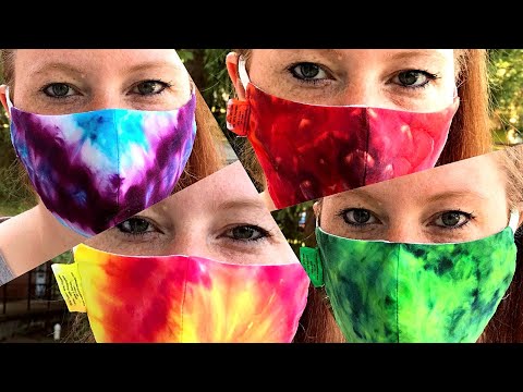 Comment masques DIY Tie Dye Visage (Partie 2)