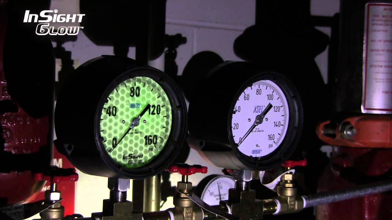 WIKA InSight Glow™ - High Visibility Dial for Pressure Gauges