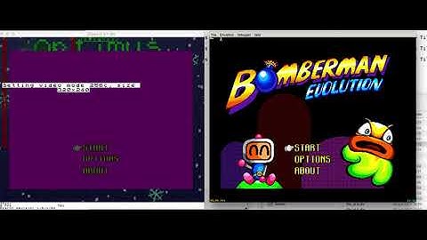 ZEsarUX TSConf emulation - Sprites and Tiles working