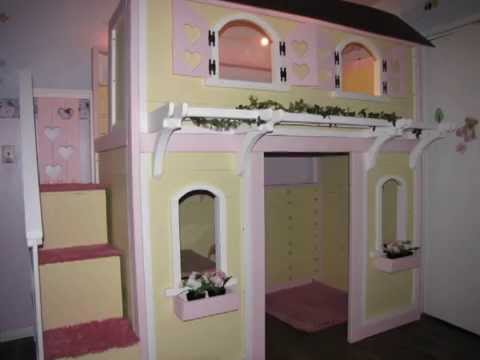 Diy House Bunk Bed Free Available, Playhouse Bunk Bed