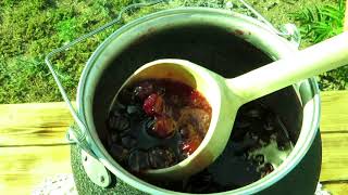 Its sour cherry season; a pot of sour cherry jam is inevitable فصل مربای آلبالو و لذت چای آلبالو