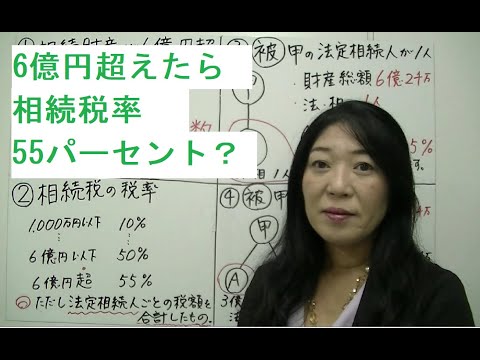 【相続税】相続税いくら？財産が6億円超だと最高税率55％？