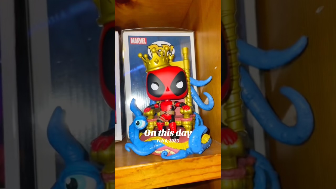 Моя коллекция фигурок Funko Pop Дэдпула, собранная 3 года назад! 