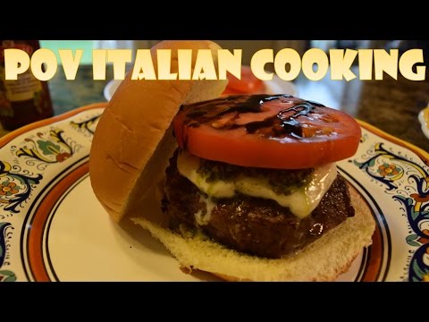 Caprese Burgers: POV Italian Cooking Episode 31