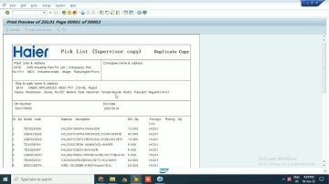 # How to Print DN Or Delivery Note Or Pick List Print in SAP ( T Code - ZP_DN )#.mp4