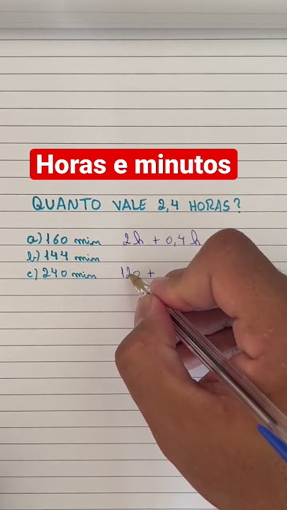 COMO CONVERTER HORAS, MINUTOS E SEGUNDOS #horas #enem #concurso 