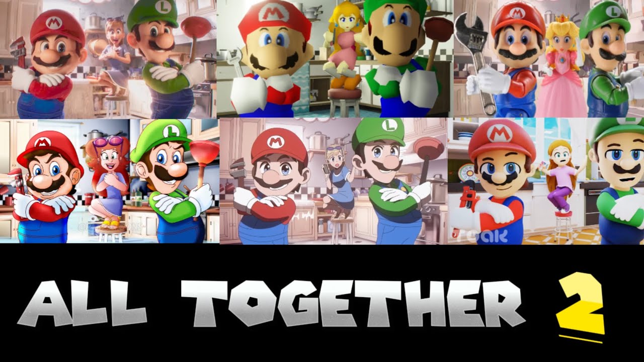 Super Mario Bros. Movie (Plumbing Commercial) ALL REMAKES 2!