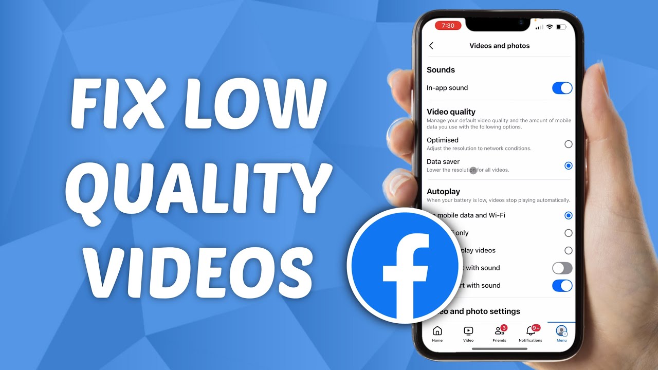 How to FIX Low Quality Videos on Facebook