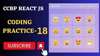 Famous Emoji Game | Coding Practice 18 | REACT JS | NxtWave | CCBP 4.0 Profile