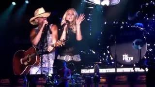 You and Tequila then sings The Fireman - Kenny Chesney & Miranda Lambert