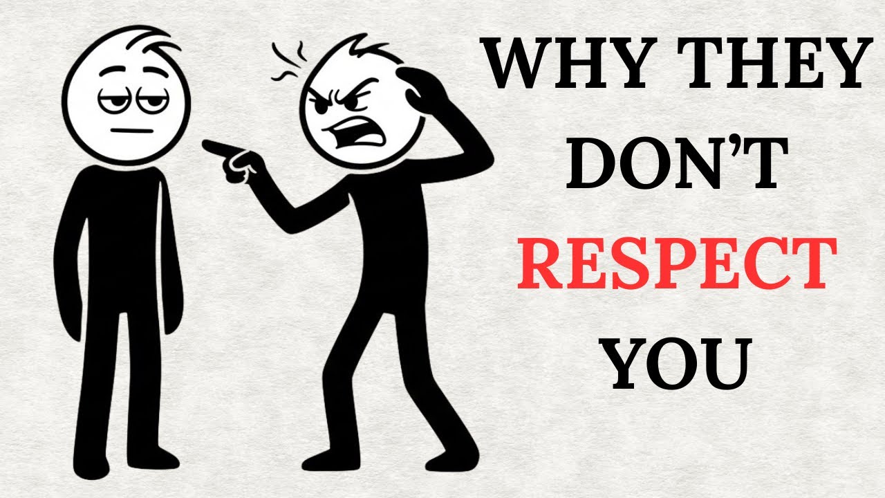 WHY PEOPLE FEEL  COMFORTABLE  DISRESPECTING  YOU.