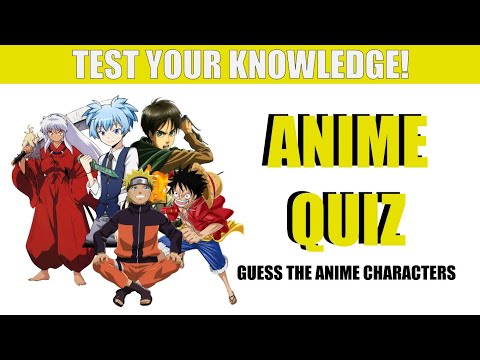 ANIME VOICE QUIZ 🗣️🕹️ Guess the anime character voice | ANIME QUIZ 💙 |  Guess the anime, Anime characters, Anime