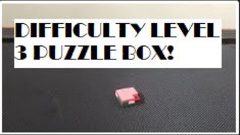 LEGO Puzzle box! (Difficulty level: Easy) #3