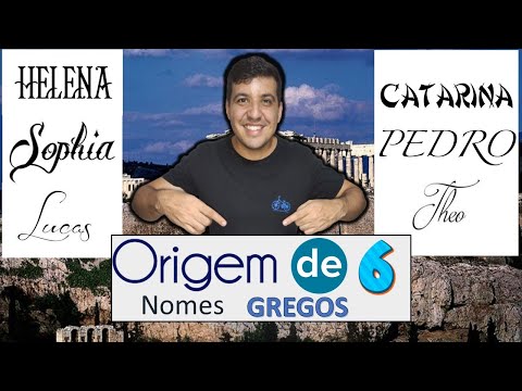 6 NOMES de origem Grega