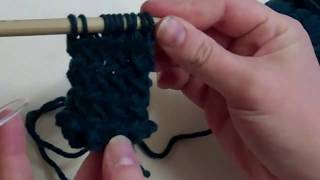How to knit the herringbone stitch
