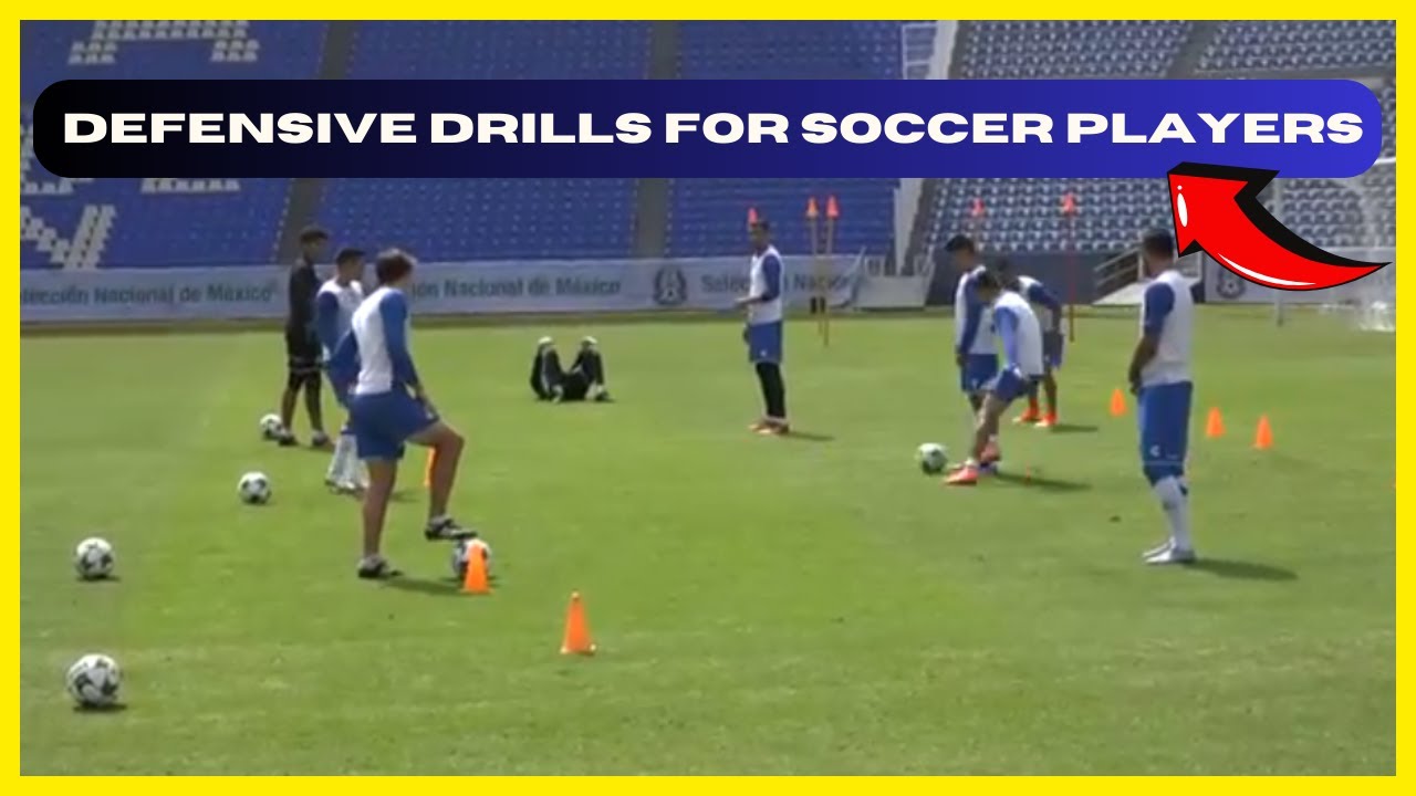 🎯 Defensive Drills for Soccer Players - Individual Defensive Drills - Defending Drills