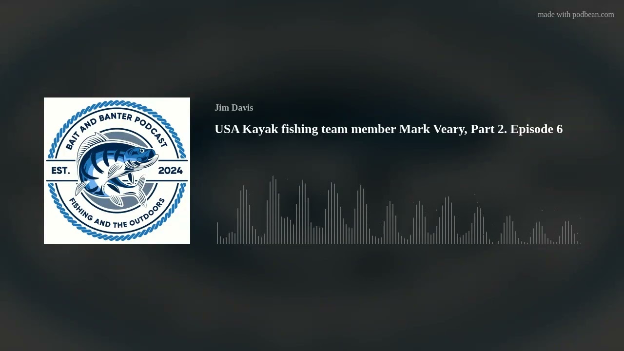 USA Kayak fishing team member Mark Veary, Part 2. Episode 6