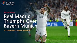 Real Madrid's Epic Victory Over Bayern Munich | Champions League Highlights
