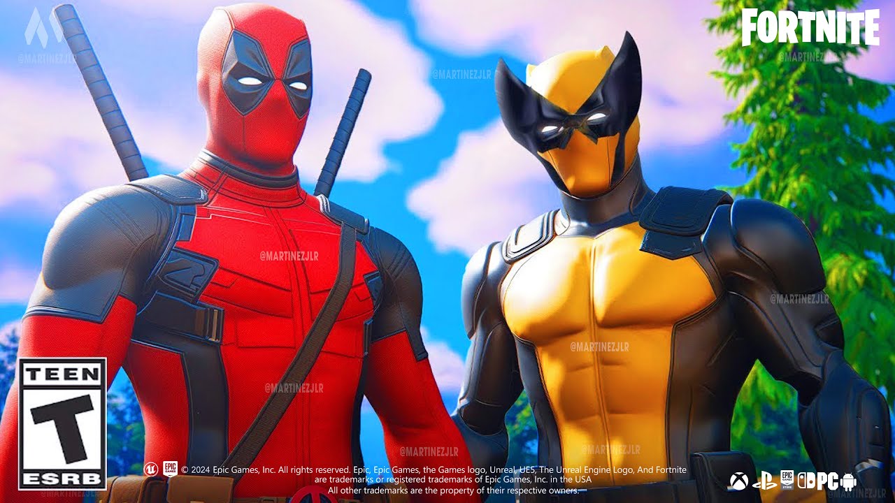 ️ *Oficial* NUEVAS SKINS de DEADPOOL & WOLVERINE en FORTNITE? 😱🔥 Epic