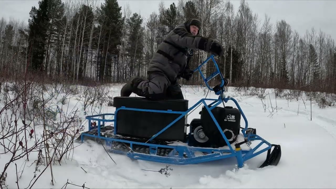 Снегоход Альбатрос в новом цвете! 