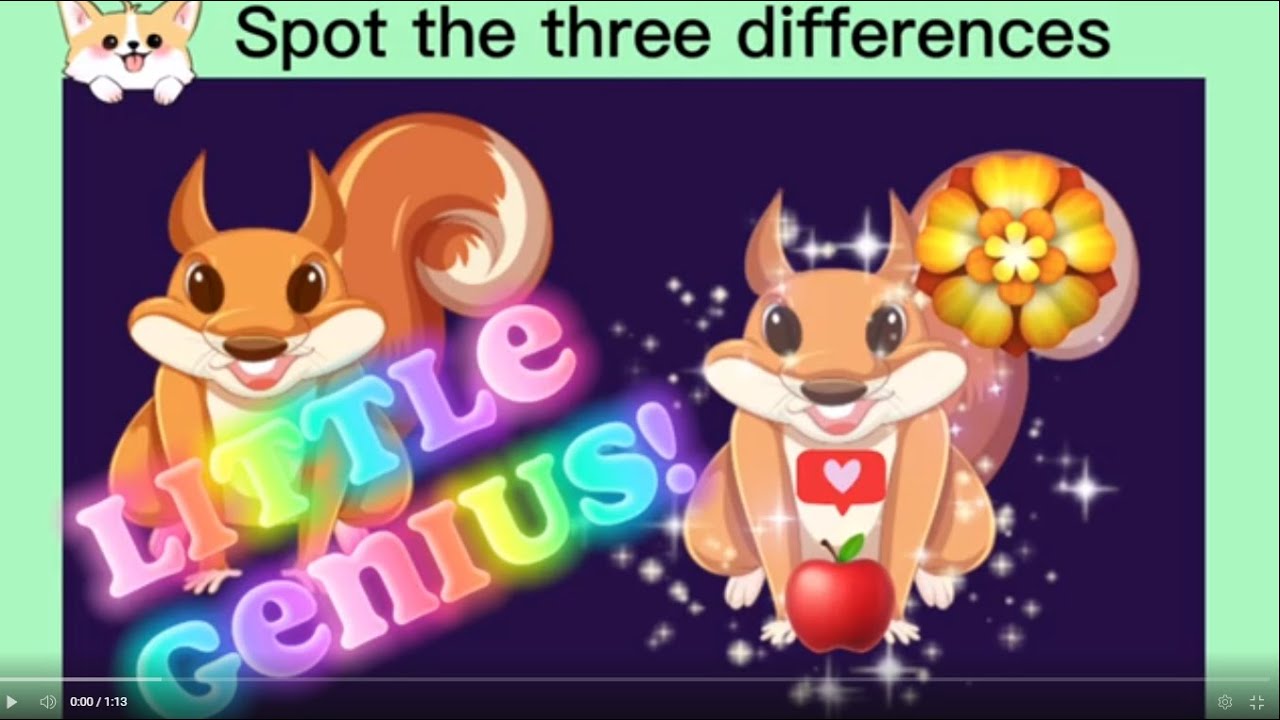 Brain game for kids. YouTube