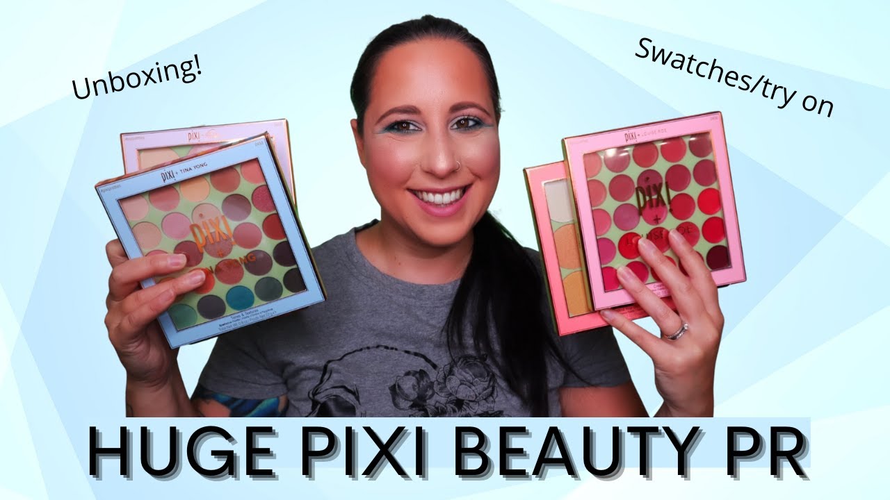 HUGE Pixi PR Box! | Unboxing, Swatches & Try On | Danielle LaRocca