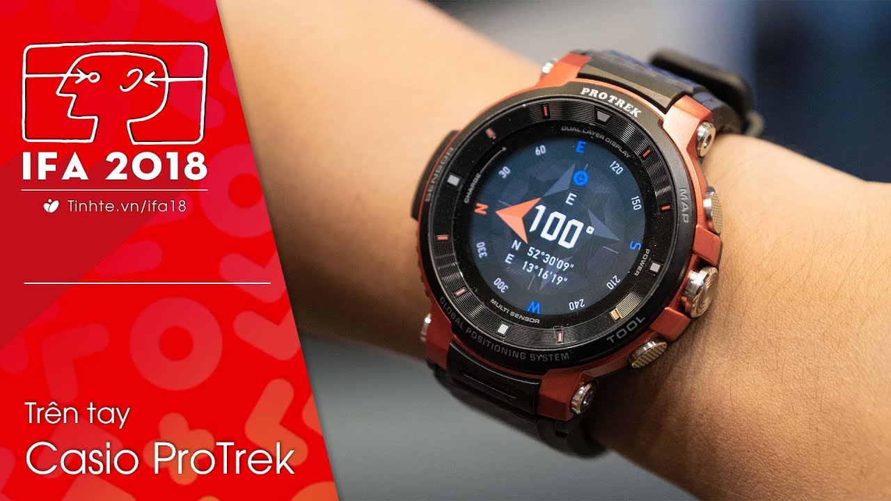 #IFA18: Trên tay đồng hồ Casio ProTrek: G-Shock chạy Android Wear?