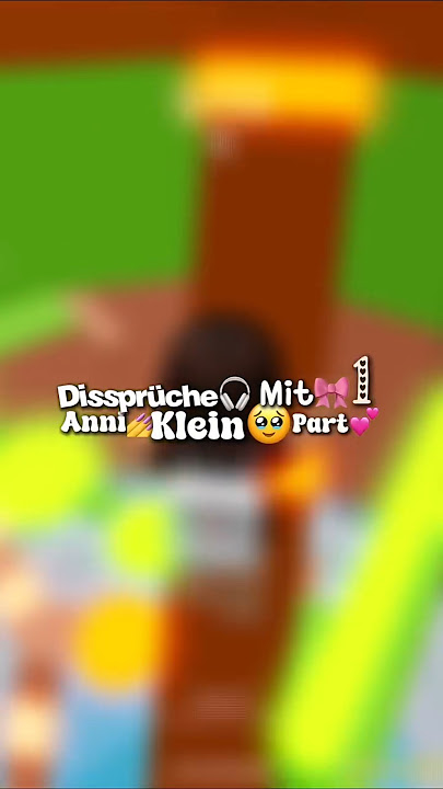 Dissrüche mit klein Anni😍||cr~Sanaz•||#sanaz#sprechvideo#roblox#||Tower Name•Tower Off hell sandbox|