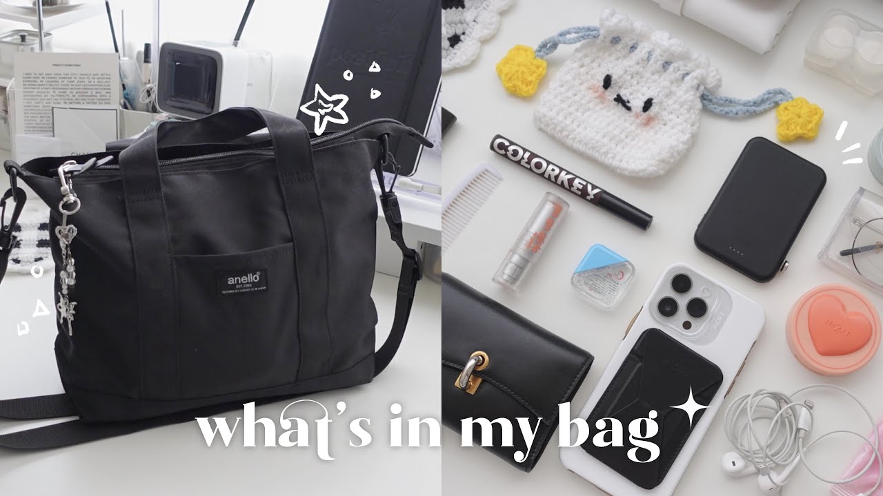 what's in my bag uni bag | Uni bag, Bags, Tote bags for school