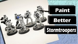 Paint SEXY Stormtrooper miniatures with this EASY TUTORIAL for Star Wars Legion