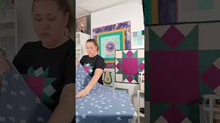 Magic Folding for cutting Bias Binding #springonshorts #quilters #quilting #quiltingtechniques