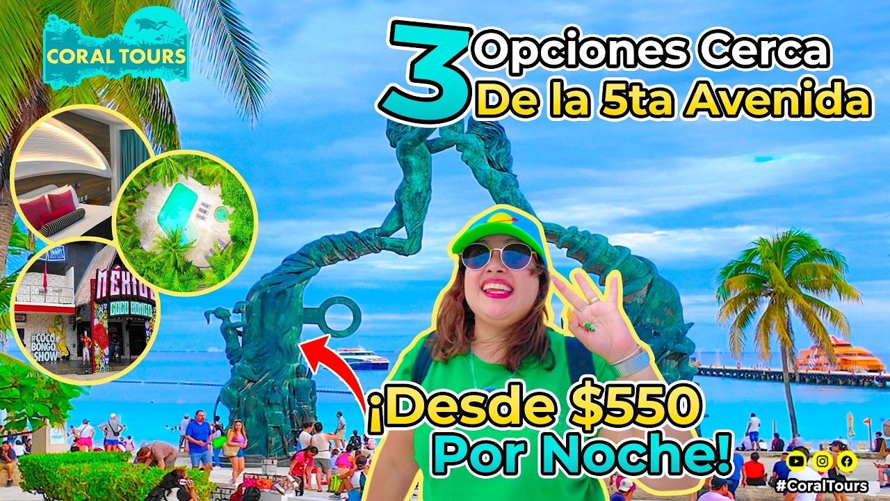 3 hoteles baratos en Playa del Carmen 2025 Cerca de la playa y 5ta avenida ¡Todo lo que debes saber!