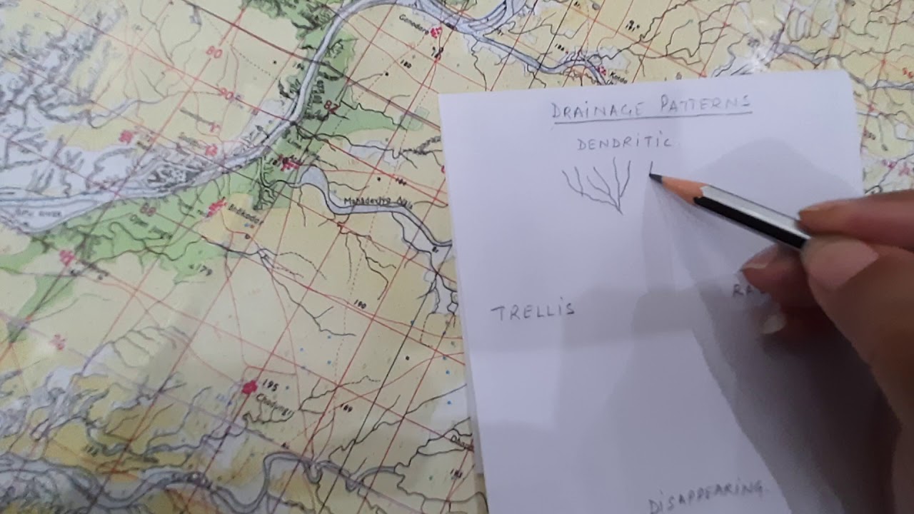 Drainage patterns - introduction - YouTube