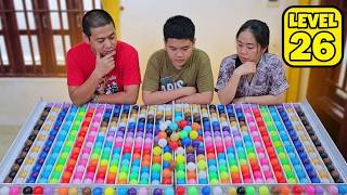 Challenging ball-sorting puzzle game with multiple difficulty levels 🧠 level 26 screenshot 3