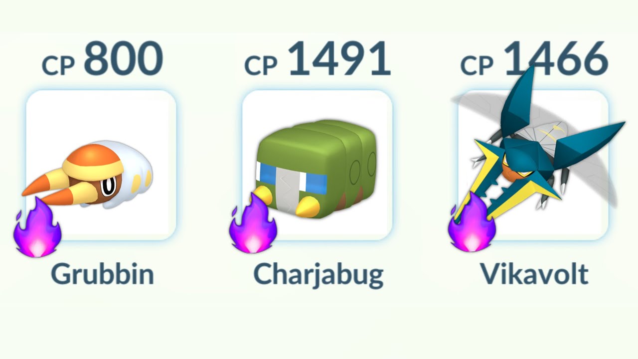 *NEW* Shadow (Grubbin, Charjabug, Vikavolt) family in Pokemon GO.