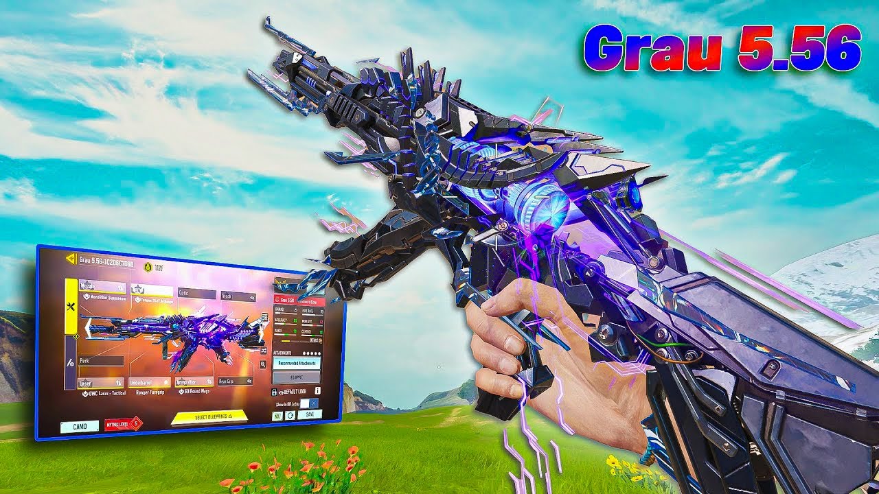 FAST ADS + NO RECOIL + LONG RANGE | BEST GRAU 5.56 GUNSMITHCODM BR | CODM GAMEPLAY