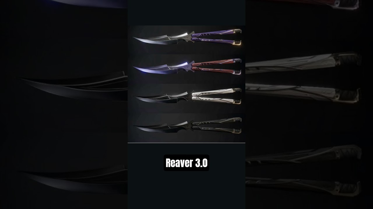 Reaver 3.0 will come with a Butterfly melee, also includes new gun. 