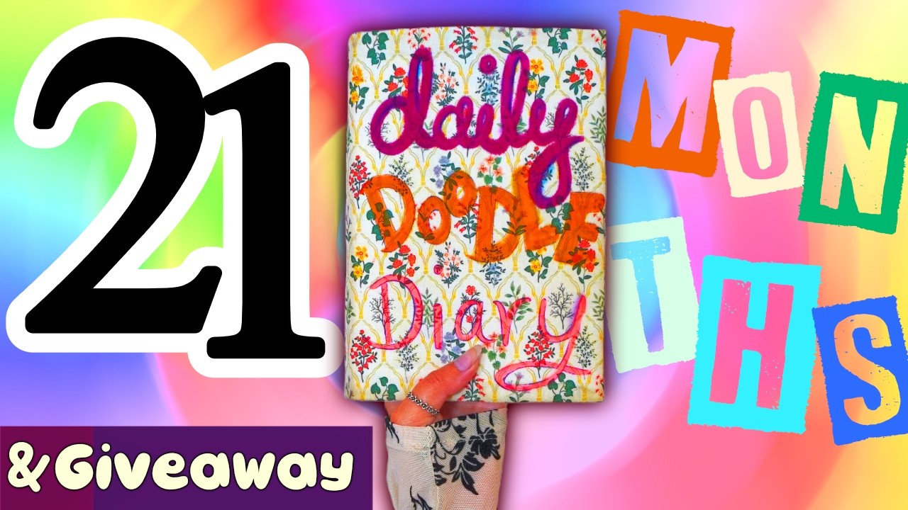 Как на самом деле выглядит создание произведений искусства КАЖДЫЙ ДЕНЬ в течение 21 месяца! (Арт-...