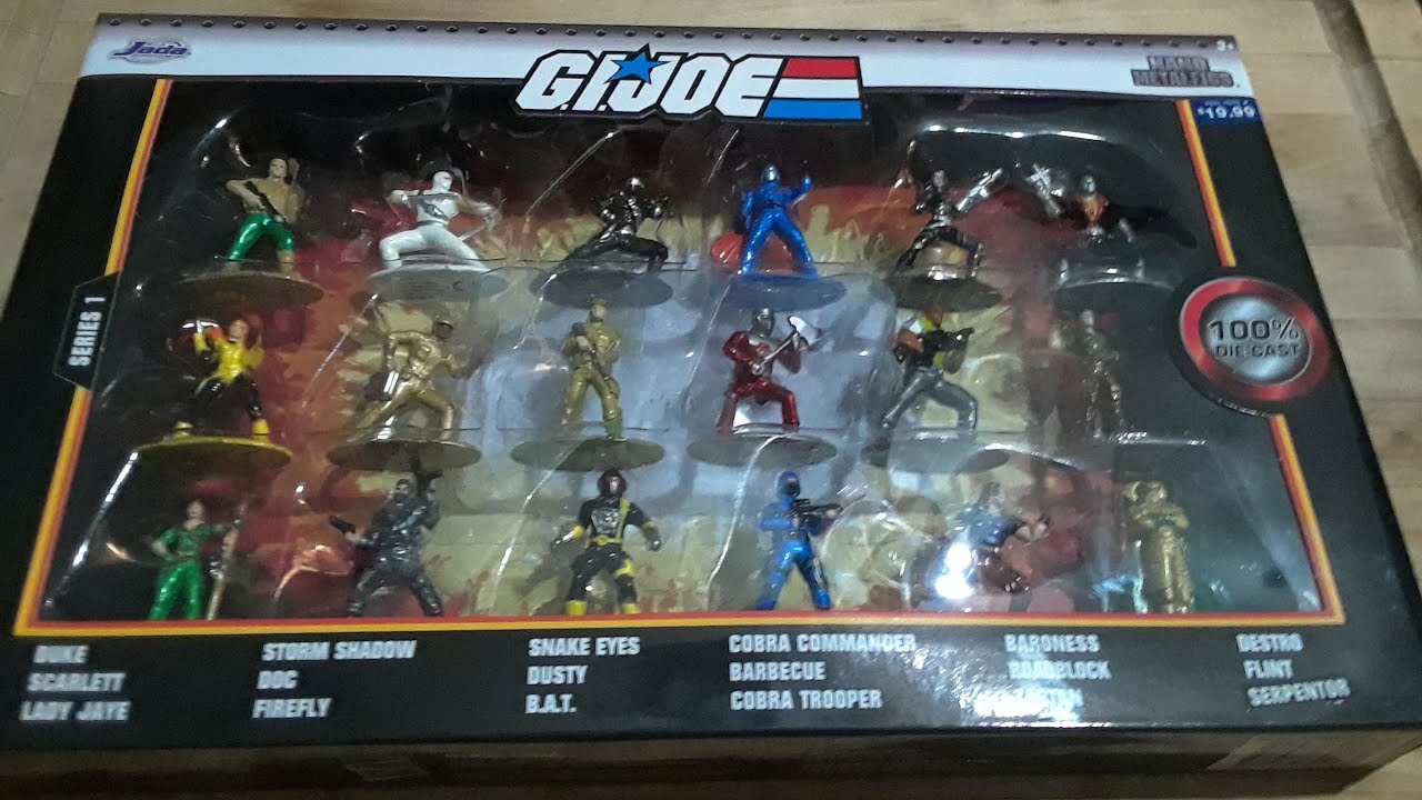 GI Joe Jada mini metalfigs unboxing review