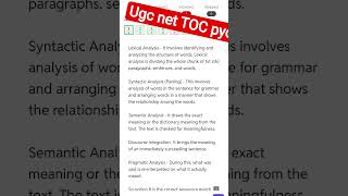 UGC NET toc pyq #ugcnet #set #ugc #ugcnetexam #comedy #video #viral #computerscience