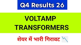Voltamp Transformers Q4 Results | Voltamp Results | Voltamp Transformers Share Latest News