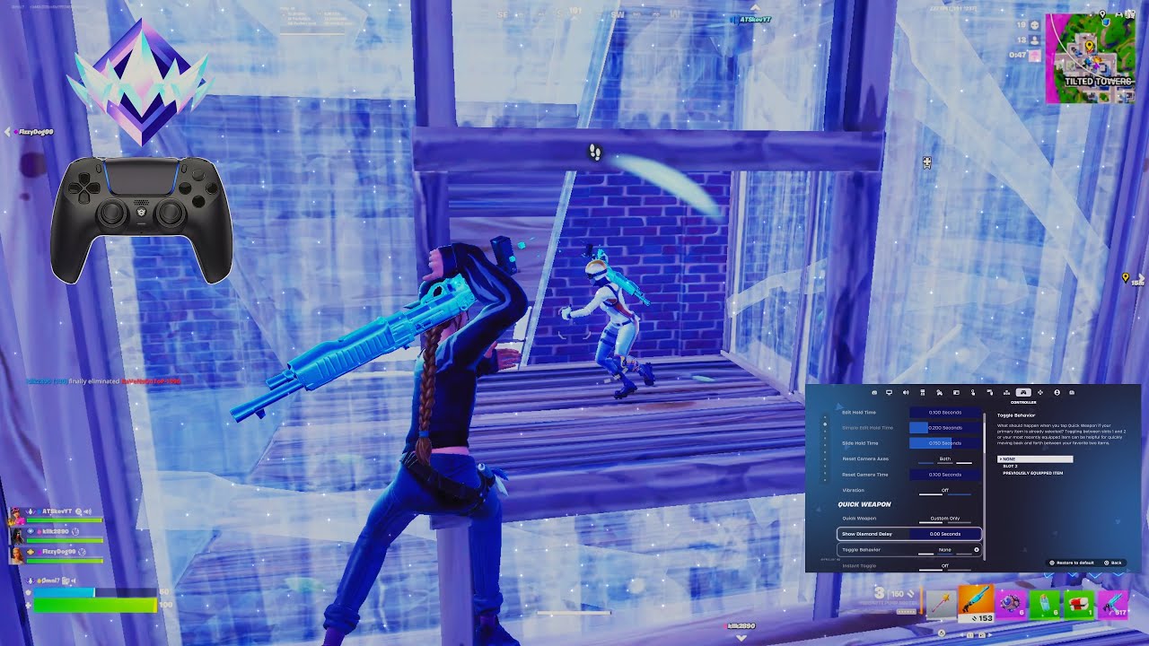 *NEW* Best Controller Settings + Sensitivity For Fortnite Chapter 7! (PS4/PS5/XBOX/PC)