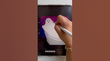 My First Procreate Animation 👻 | Beginner Ghost Art